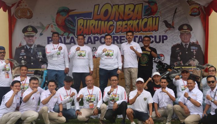 Lomba Burung Berkicau Piala Kapolresta Meriahkan HUT Bhayangkara di Serang