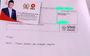 Wakil Ketua DPRD Banten Dicopot Imbas Memo Titip Siswa